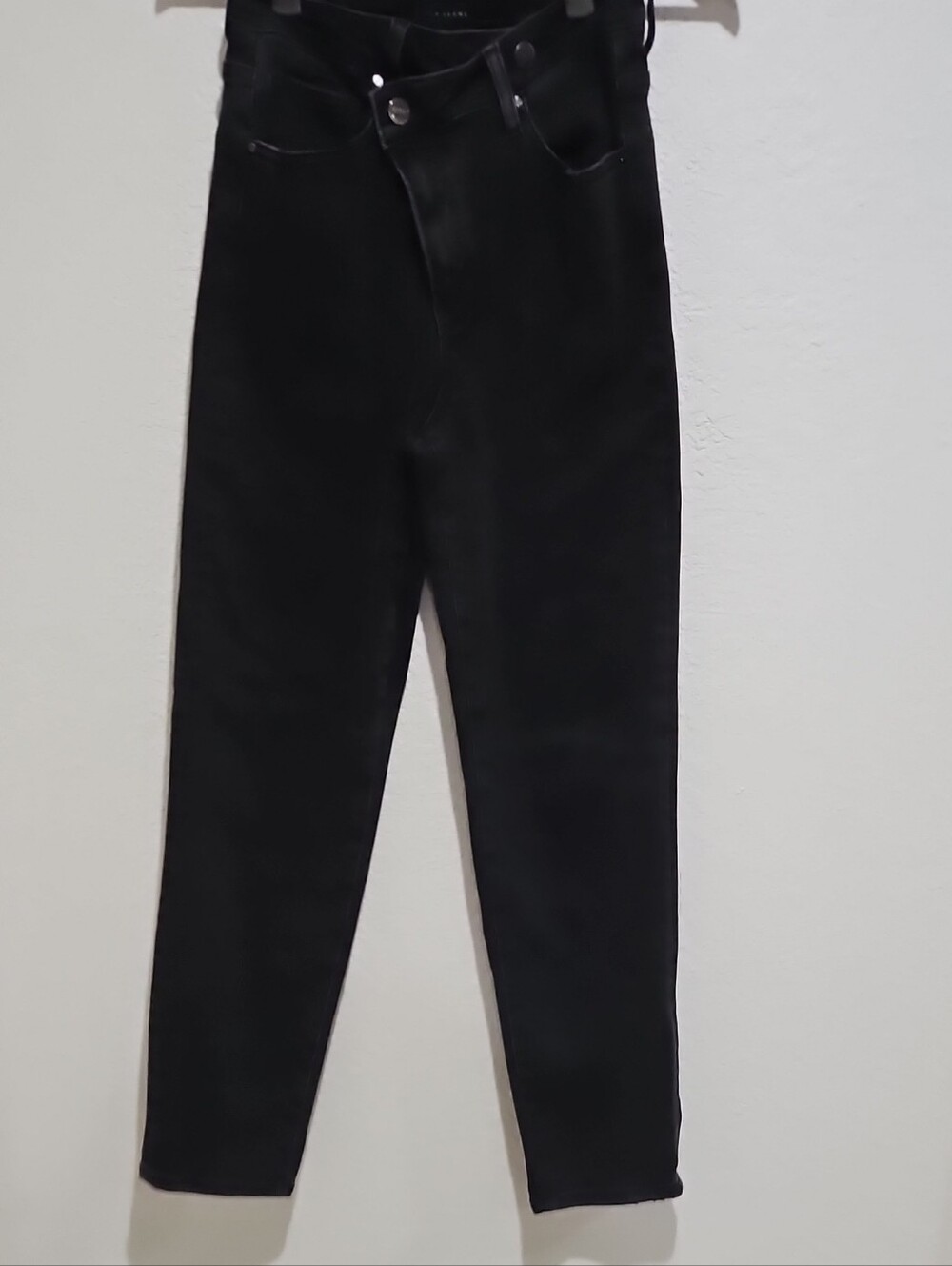 RISEN RDP3143 Black High Rise Jeans Women’s Size 3/26 Slim Straight Stretch
